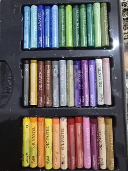 پاستل روغنی 36 رنگ آریا مدل آرتیست