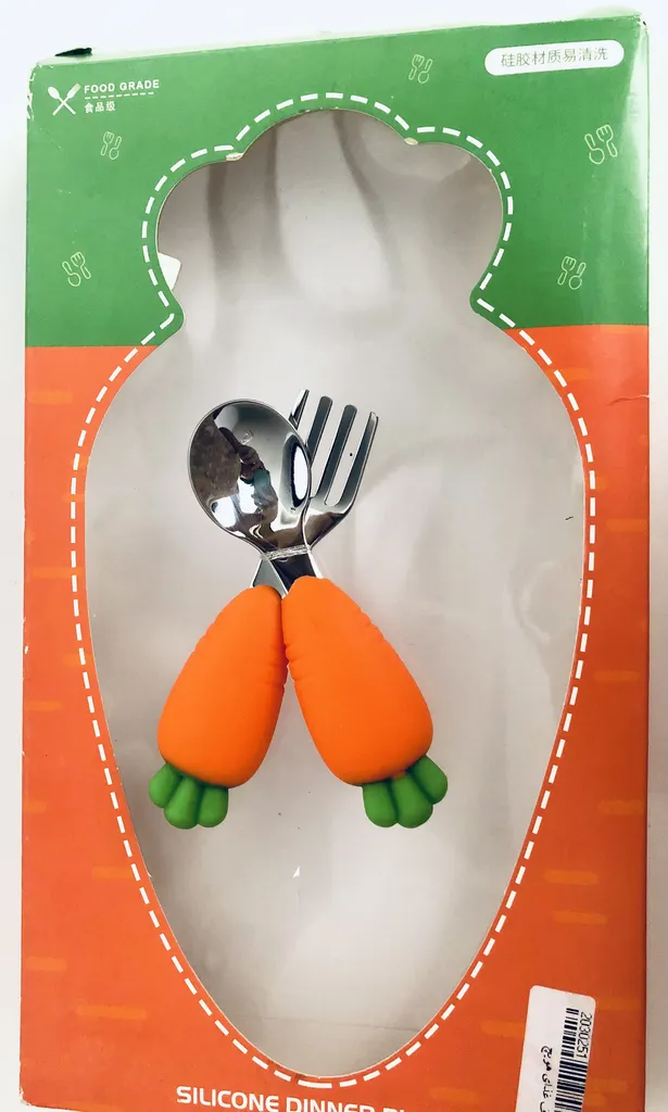 ست ظرف غذا کودک 4 تکه مدل هویج