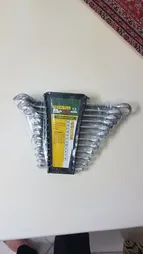 آچار یکسر تخت یکسر رینگی تک تول مدل 6-22 مجموعه 12 عددی