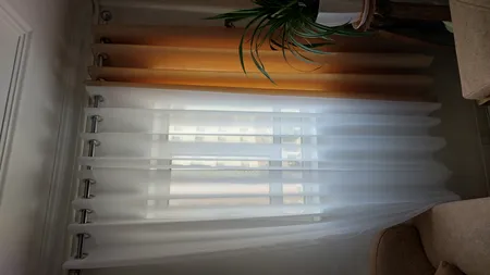 چوب پرده پانچ دکوریما مدل CHS طول 150 سانتیمتر