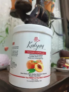 تجریه خرید ماسک مو گیاهی کالیون مدل هلو حجم 750 میلی لیتر