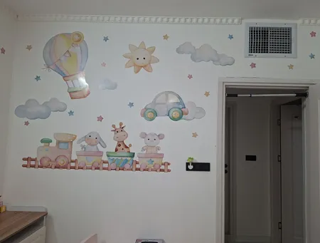 استیکر دیواری کودک راتیانا مدل animal city