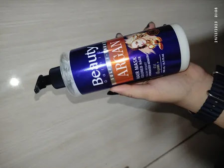 ماسک مو بدون سولفات بیوتی مدل آرگان حجم 500 میلی لیتر