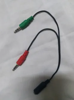 تبدیل 2 به 1 جک 3.5 میلی متری مدل HM21