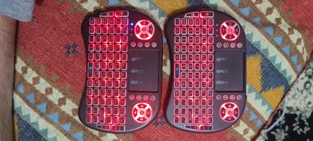 مینی کیبورد بی سیم همراه با تاچ پد مدل i8-fa