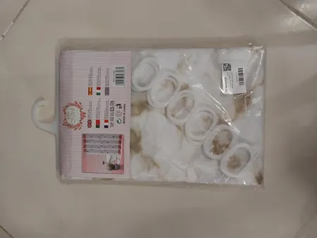 پرده حمام کد PH189 سایز 180x200 سانتی متر