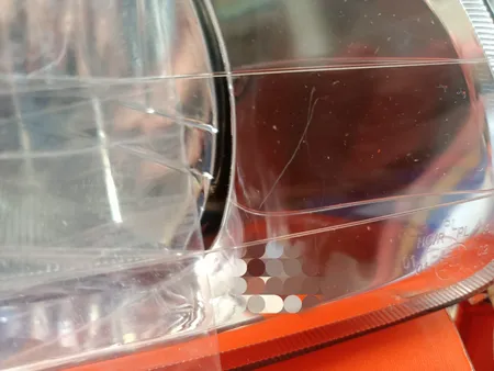 چراغ جلو خودرو مدل JT123 MP مناسب برای پراید 131 بسته 2 عددی