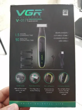 ماشین اصلاح موی سر و بدن و صورت وی جی ار مدل V-017