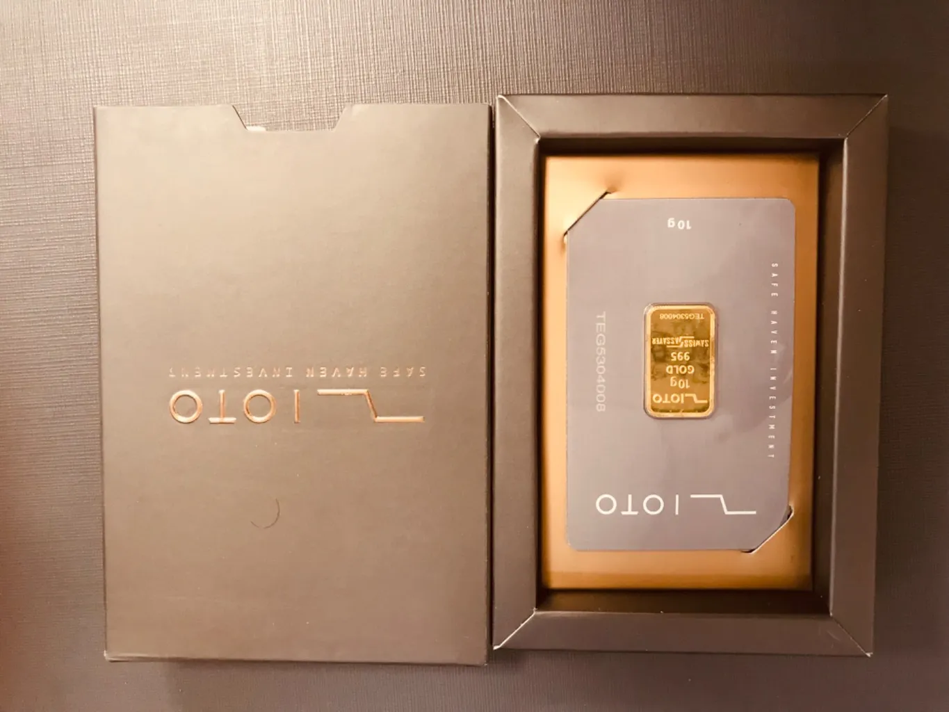 شمش طلا 24 عیار زیوتو مدل Au-p10