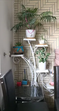 استند گلدان مدل ترنج شش عددی مونتاژی