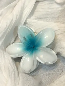 کلیپس مو زنانه مدل گل پلومریا کد brg 410