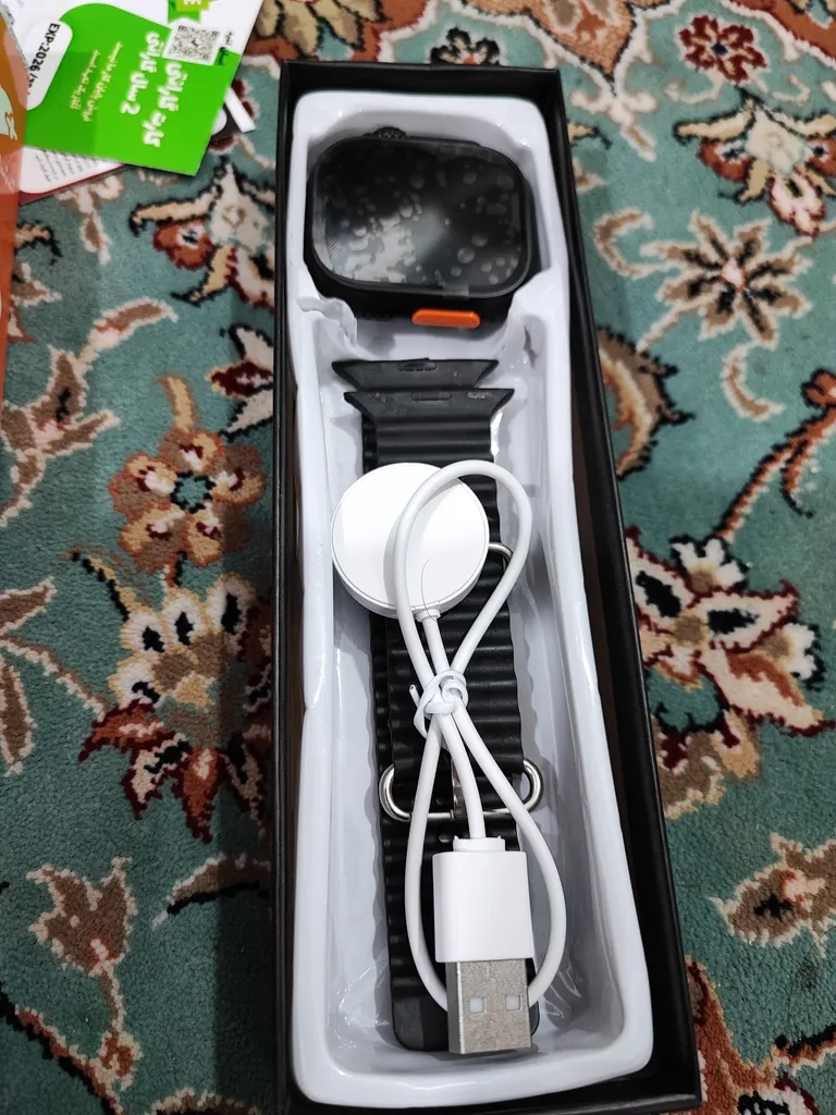 ساعت هوشمند آنونس مدل ULTRA 9 صفحه نمایش لمسی، محاسبه کالری ، شمارنده ضربان قلب ، امکان شخصی سازی واچ فیس،قابلیت مکالمه از طریق بلوتوث، پشتیبانی از زبان فارسی، بند سیلیکونی