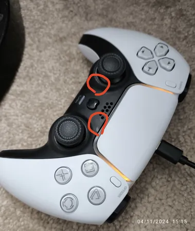 دسته بازی پلی استیشن 4 طرح دو رنگ مدل Wireless controller T28