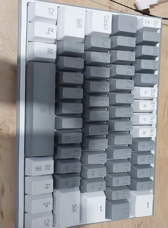 کیبورد گیمینگ ردراگون مدل K617 FIZZ، سوییچ مکانیکال قرمز، Tenkeyless، نورپردازی RGB