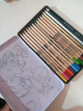 مداد رنگی 12 +3  رنگ آریا مدل 3021