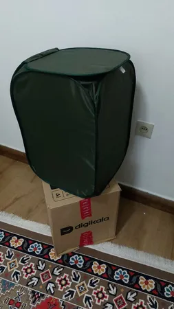 سبد رخت چرک مدل فنری