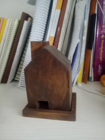 جاعودی چوبی طرح کلبه