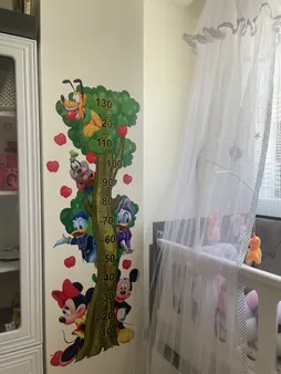 استیکر اندازه گیری قد باروچین طرح میکی موس