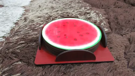 زیرلیوانی ژیوار طرح Fruits