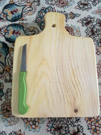 تخته گوشت چوبی آرونی مدل پامچال سایز 1