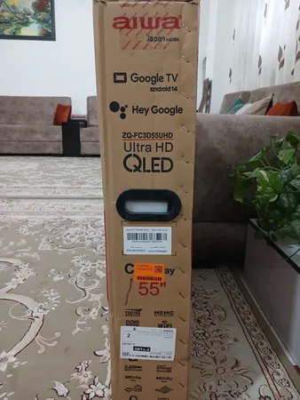 تلویزیون 55 اینچ کیو ال ای دی هوشمند آیوا مدل ZQ-GC3D55UHD