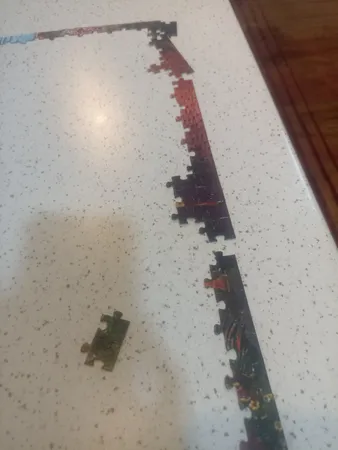 پازل 1000 هزار تکه ایران پازل طرح کافه ساحل