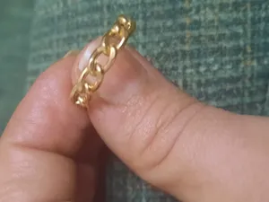 تجریه خرید انگشتر طلا 18 عیار زنانه طلای کامک مدل A1 سایز 58