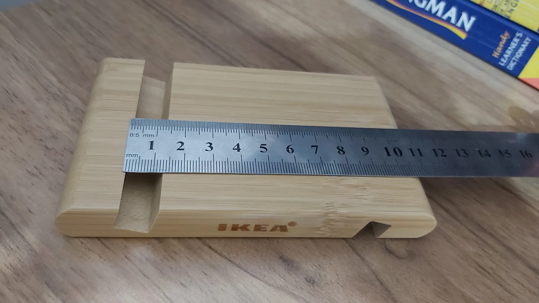 پایه نگهدارنده گوشی موبایل و تبلت ایکیا مدل چوبی بامبو 799