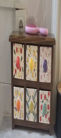 جا ادویه 6 پارچه مدل کشویی کد 06-02