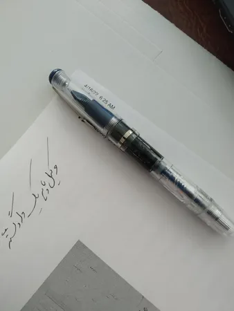 خودنویس دلار شفاف مدل 717i