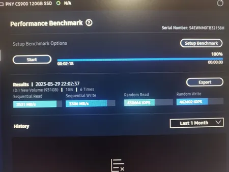 اس اس دی اینترنال PCIe Gen3 x4 سامسونگ مدل 970 EVO PLUS  ظرفیت 1 ترابایت