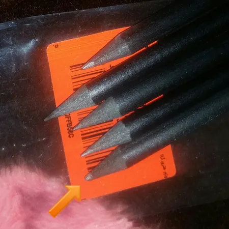 مداد مشکی فابر کاستل کد 20 بسته 6 عددی