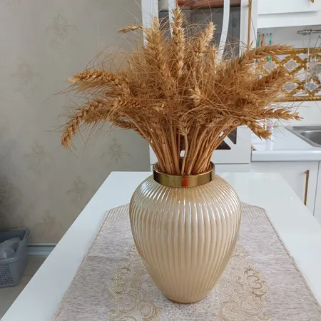 گلدان دکوری مدل طوقه فلزی کد 10