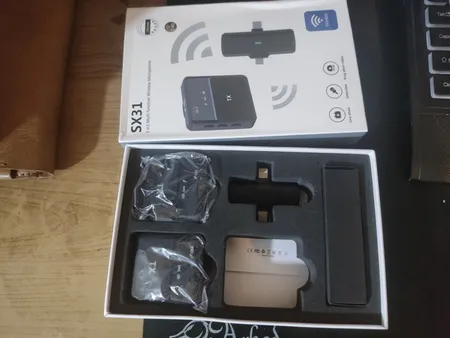 میکروفن یقه ای مدل SX31 dual 3in1 Multi-Function