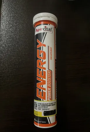 قرص جوشان انرژی زا آپوویتال بسته 20 عددی