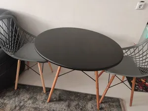 تجریه خرید میز و صندلی ناهارخوری دو نفره مدل الماس فایبرگلاس پایه ایفلی GM