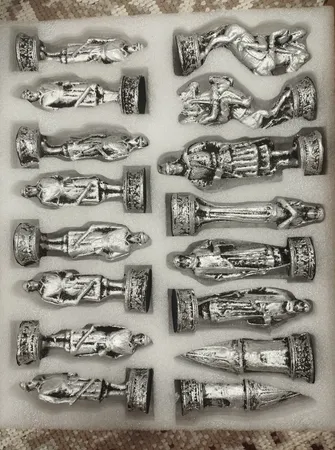 مهره شطرنج مدل E03 مجموعه 32 عددی