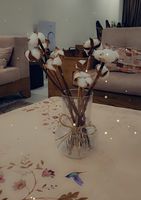 گل خشک مدل پنبه کد RK10 بسته 10 عددی