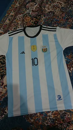 ست پنج تکه لباس ورزشی پسرانه طرح تیم ملی آرژانتین مدل مسی 2023