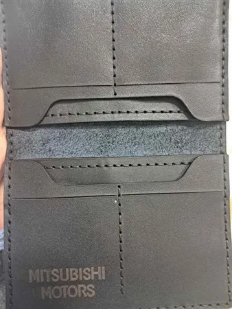 کیف مدارک خودرو چرمینه اسپرت طرح میتسوبیشی کد 77024-B
