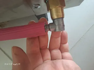 تجریه خرید شلنگ گاز ایران یاسا مدل  دولایه ضدحریق نخ دار کد  8mm