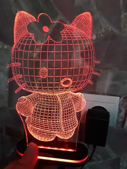 چراغ خواب کودک طرح کیتی کد 1079