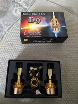 لامپ هدلایت خودرو مدل D9H7 بسته 2 عددی