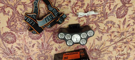 چراغ جلوی دوچرخه مدل 4 کاره دیجیتالی FY317