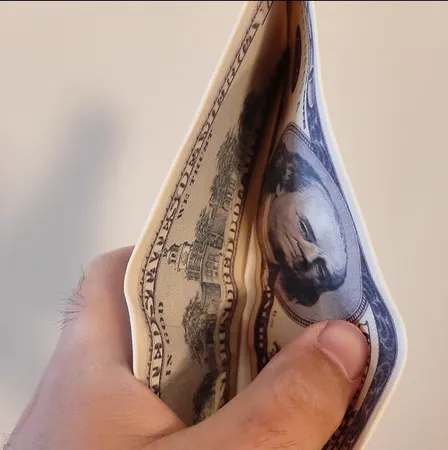 کیف پول طرح 100 دلار کد cm100sef