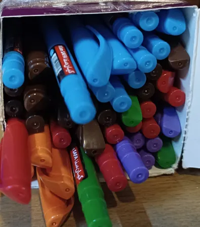 خودکار رنگی کیان قطر نوشتاری 1 میلی متر بسته 50 عددی