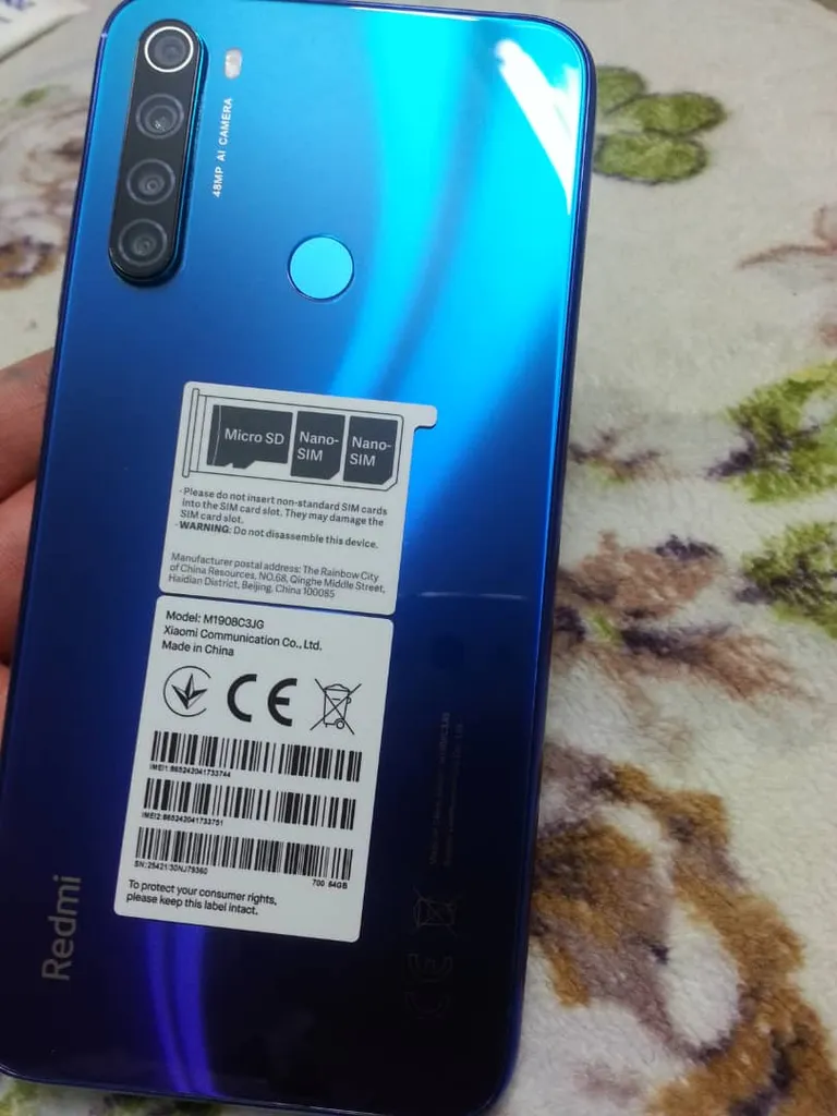 گوشی موبایل شیایومی مدل Redmi Note 8 M1908C3JG دو سیم کارت ظرفیت 64 گیگابایت