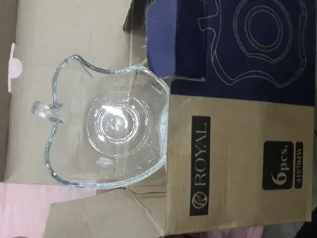 پیاله نوری تازه طرح سیب مدل 410702W بسته 6 عددی