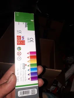 مداد رنگی 6 رنگ آدمیرال مدل MDF