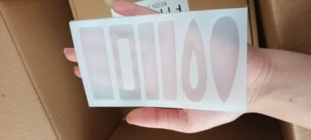 قالب رزین مدل گیره مو طرح کلاسیک کد SIM1